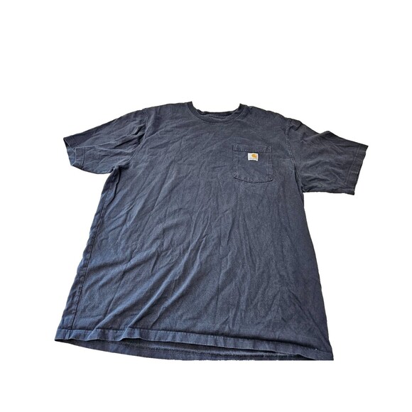 Carhartt Men's Pocket T-Shirt Crew Neck Short Sleeve Original Fit Gray Size XL - Picture 1 of 8